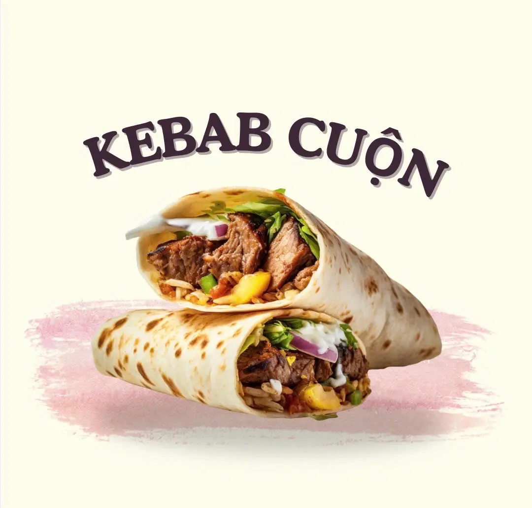Hình ảnh kebab cuộn 