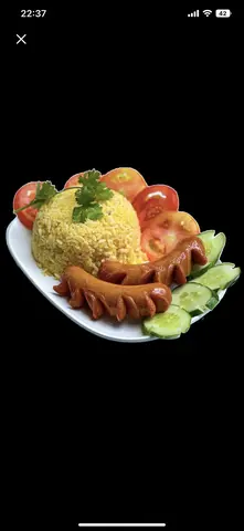 Hình ảnh Cơm Chiên Xúc Xích + Trứng 