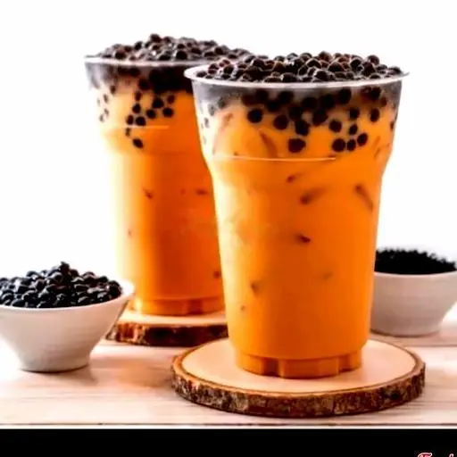 Hình ảnh Trà sữa Thái đỏ trân châu đen hoặc trắng size L