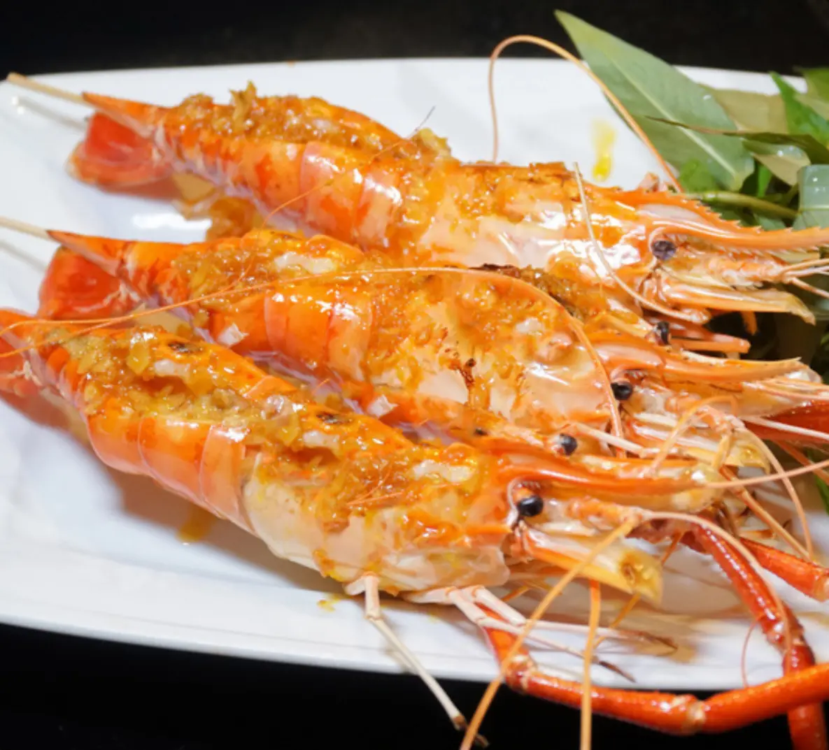 Hình ảnh Tôm Càng Nướng Sate