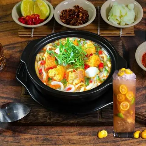 Hình ảnh ⭐️Combo Bánh Canh Cá Lóc + Ly Trà Tắc
