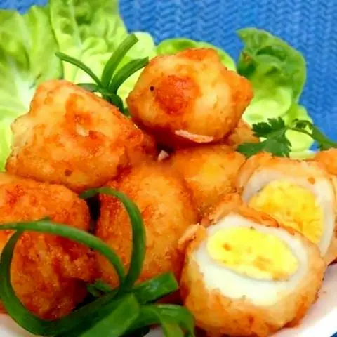 Hình ảnh Cá viên trứng cút