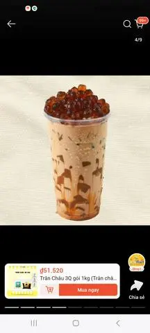 Hình ảnh Trà sữa trân châu đen 3Q 