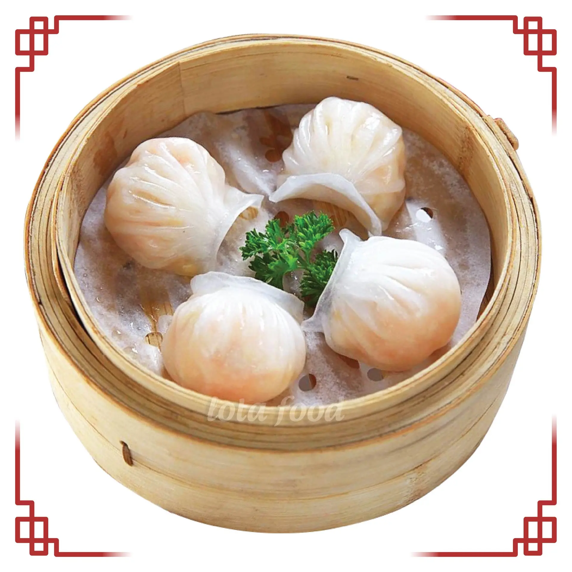 Hình ảnh Há cảo nhân tôm - 04 viên - Shrimp haukau - 04 pcs