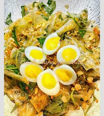 Hình ảnh dẻo trộn mỡ hành có tép 3 trứng cút