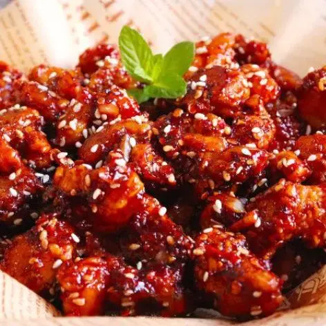Hình ảnh Gà sốt chua cay