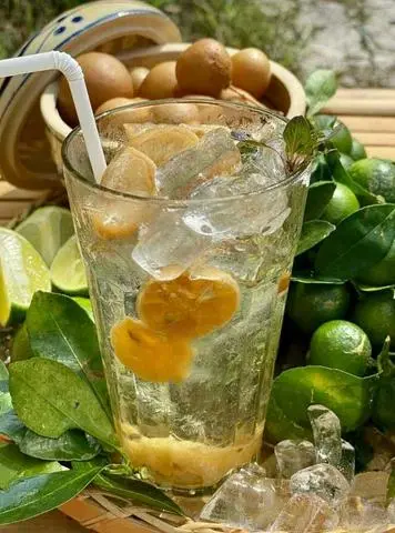 Hình ảnh chanh muối đá 
