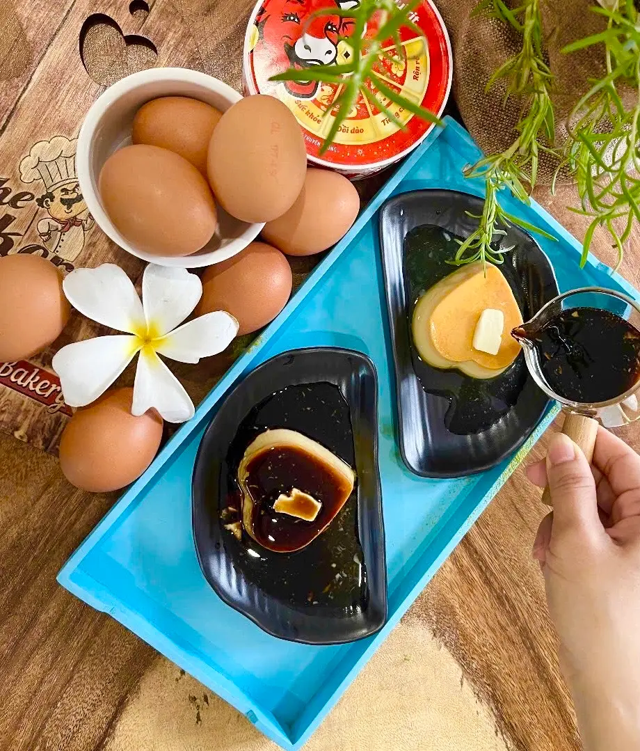 Hình ảnh Combo 3 Bánh Flan Phô Mai