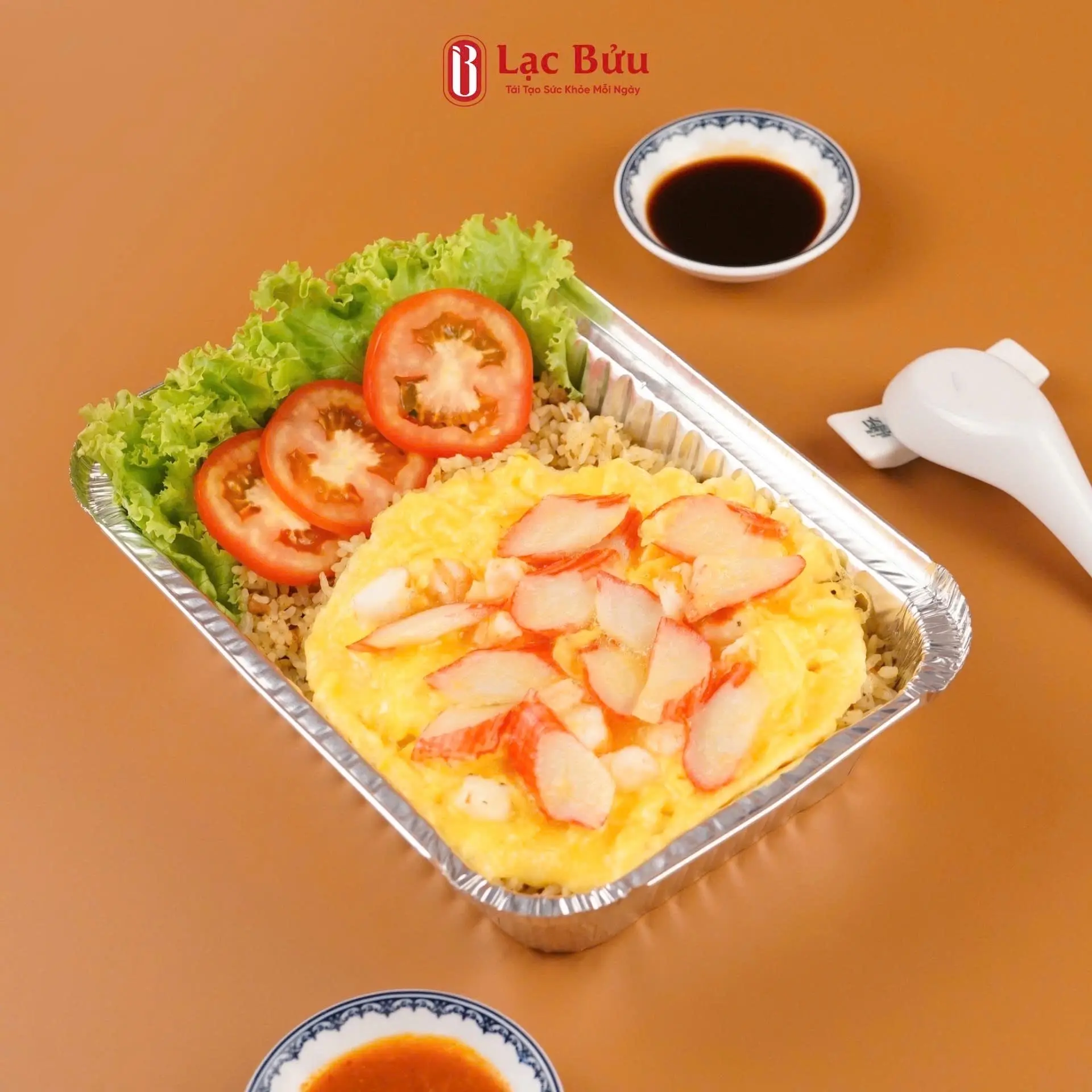 Hình ảnh Cơm Hải Sản Phủ Trứng