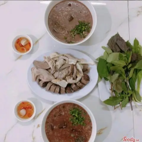 Hình ảnh Cháo huyết - dĩa lòng - 2 người ăn