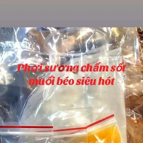 Hình ảnh Phơi sương chấm muối béo siêu hót