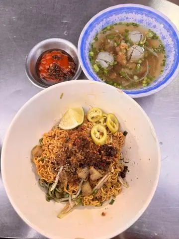 Hình ảnh combo bún đầy đủ + trà tắc