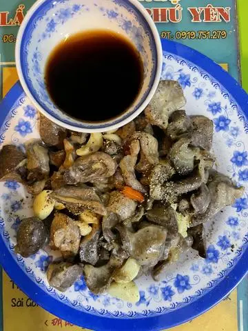 Hình ảnh Lòng gà xào tỏi không gan