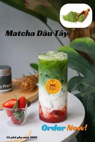 Hình ảnh Matcha dâu Tây 