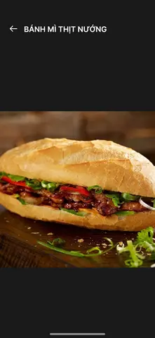Hình ảnh Bánh mì thịt nướng