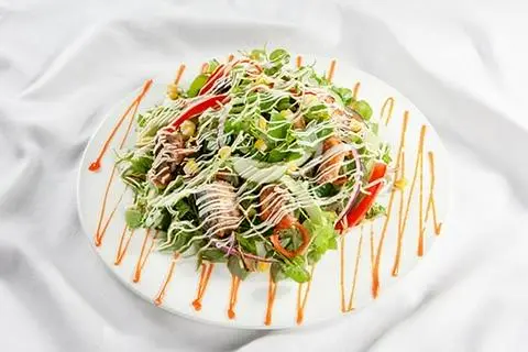 Hình ảnh Salad Rau Sốt Mè Rang