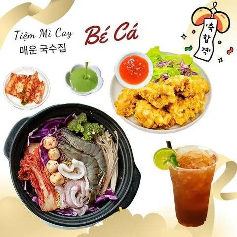 Hình ảnh Combo A - 1 Mì Cay × 1 Gà Sốt Tuỳ Chọn x 1 Trà Chanh