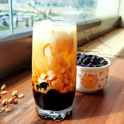 Hình ảnh Sữa Tươi Macchiato Đường Đen