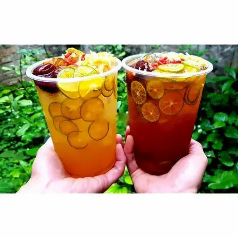 Hình ảnh Trà tắc táo đỏ trân châu ngọc trai