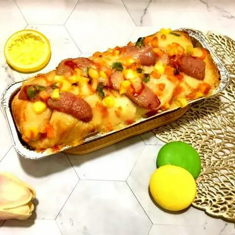 Hình ảnh Bánh mặn xúc xích rau củ