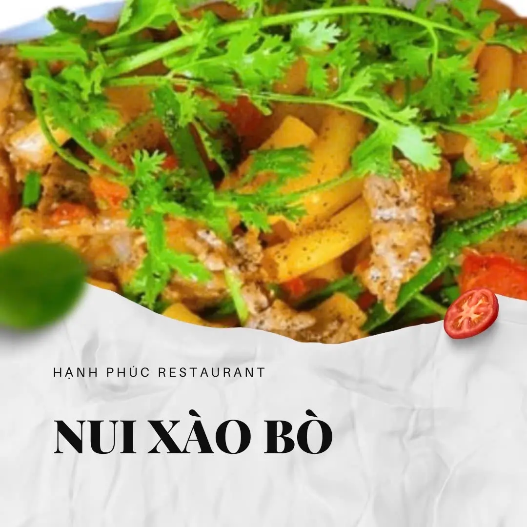 Hình ảnh Nui Xào Bò