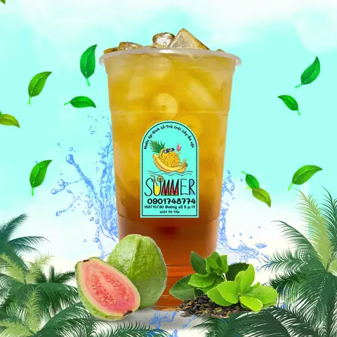 Hình ảnh Trà Ổi Hồng Ly 700ml 