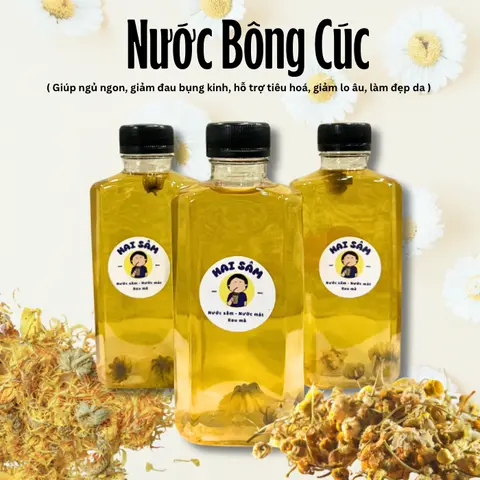 Hình ảnh Combo 5 chai Trà hoa cúc tươi thanh mát (330ml)