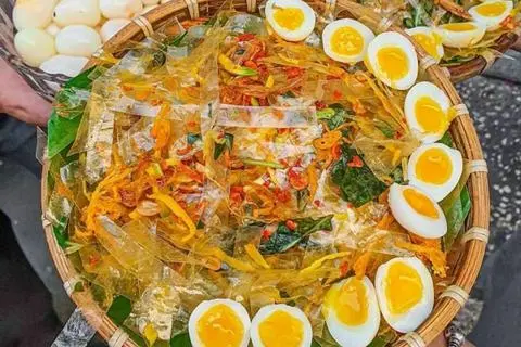 Hình ảnh bánh tráng cuộn - tặng 1 ly coca