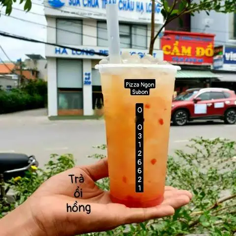Hình ảnh Trà Ổi Hồng. Size L 700ML