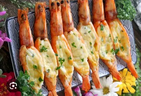 Hình ảnh Tôm nướng phô mai