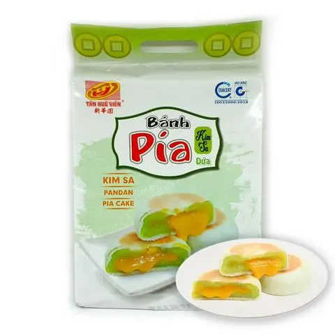 Hình ảnh Bánh Pía kim sa lá Dứa 
