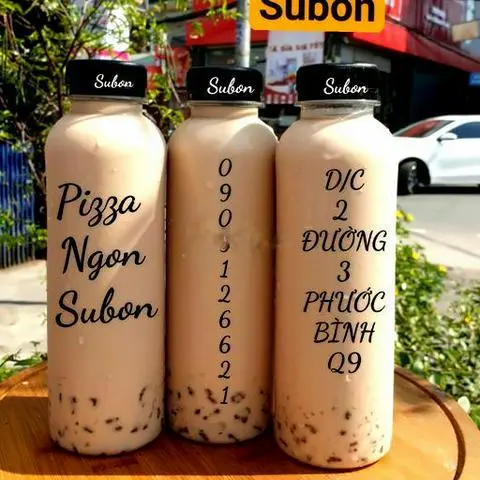 Hình ảnh Trà Sữa Đóng Chai 500ml Kèm Trân Châu