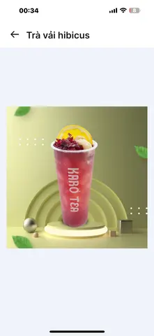 Hình ảnh trà vải hisbicus