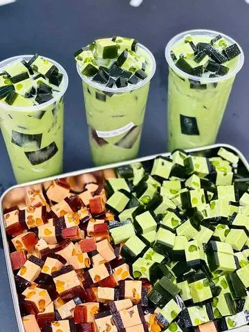 Hình ảnh Trà sửa thái xanh