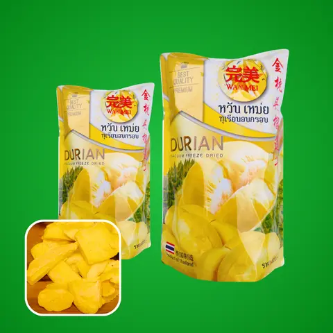 Hình ảnh Đồ ăn vặt  Sầu Riêng Sấy Thái Lan-210g