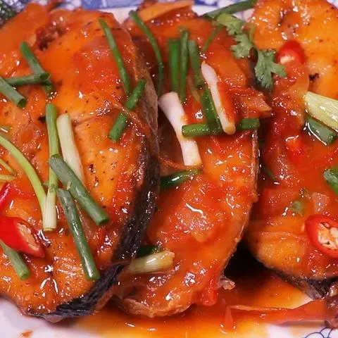 Hình ảnh Cá Thu Sốt Cà