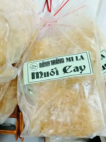 Hình ảnh Bánh tráng muối túi zip
