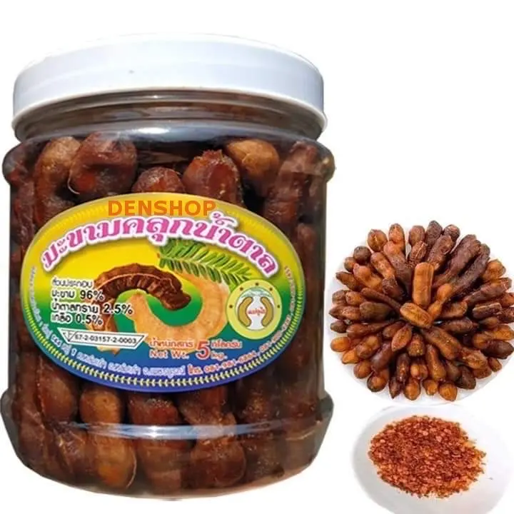 Hình ảnh Me Lào Kèm Muối Tôm- hủ500g