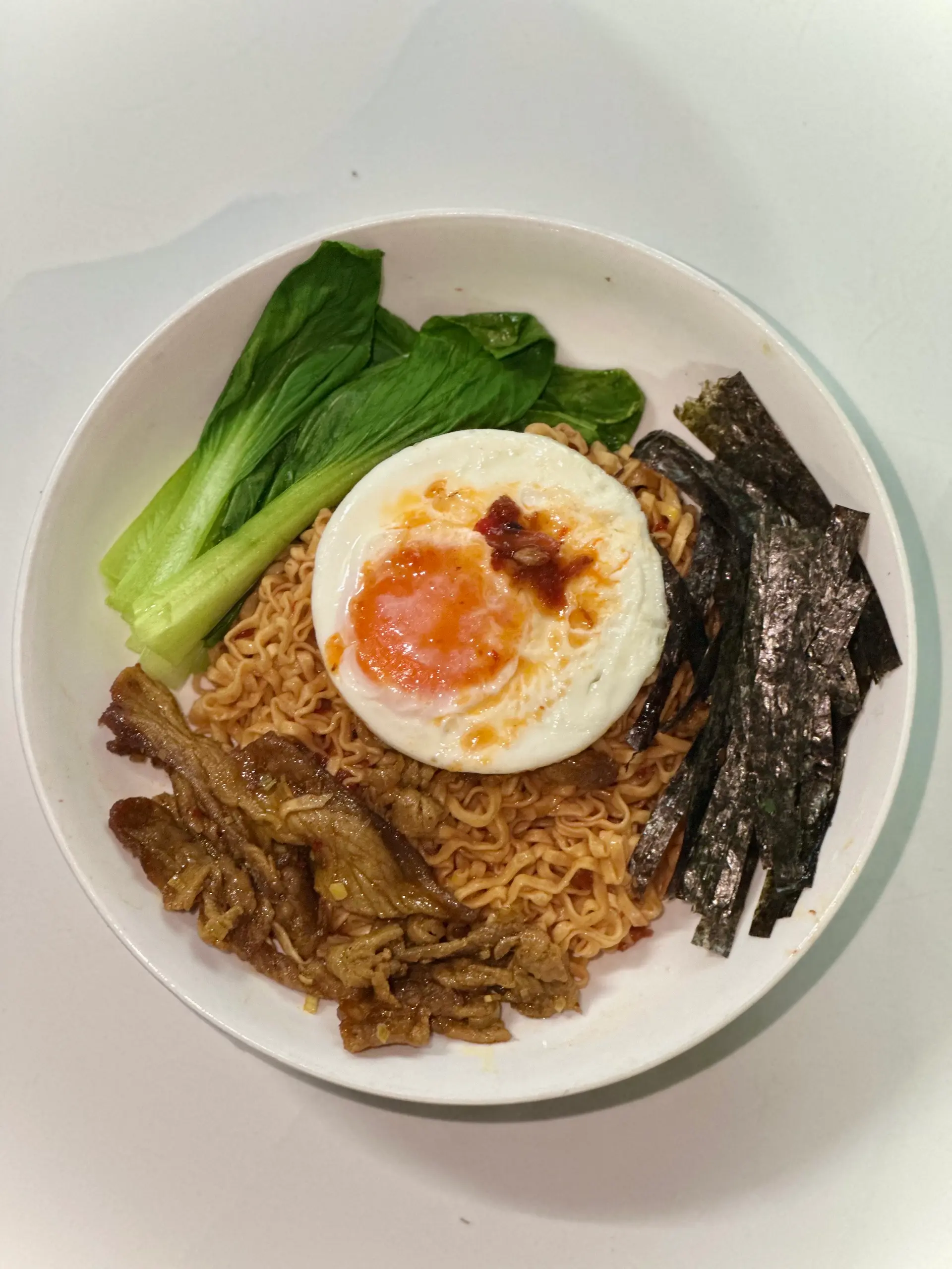 Hình ảnh Mì Trộn Bò Trứng Rong Biển