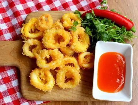 Hình ảnh Mực Vòng Chiên Xù( 3 Vòng)