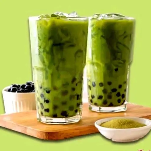 Hình ảnh Trà sữa Thái xanh trân châu đen hoặc trắng size L