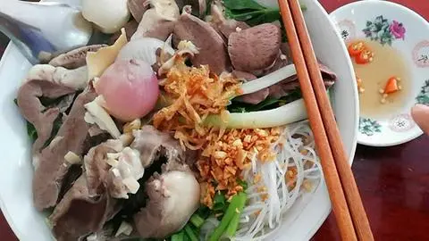 Hình ảnh hủ tiếu tim heo