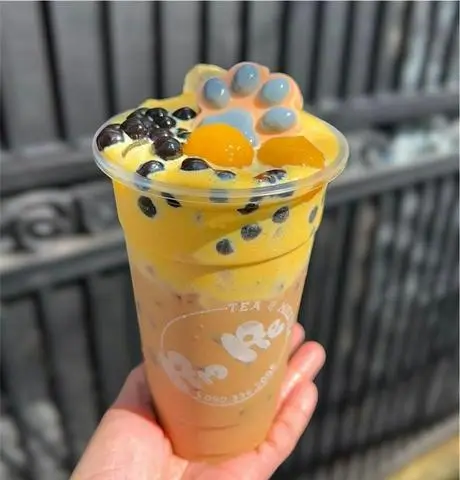 Hình ảnh Trà sữa thái xanh kem phomai
