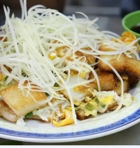 Hình ảnh Bột Chiên 2 Trứng + Trà Sữa Trân Châu Lớn