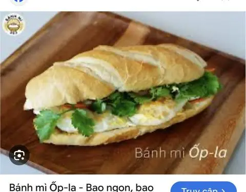 Hình ảnh Bánh Mì Ốp La 