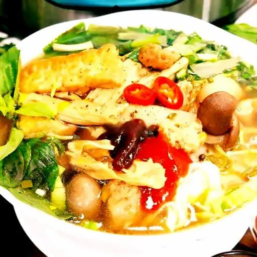 Hình ảnh Bún bò viên - gân chay