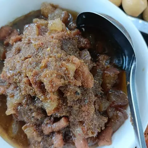 Hình ảnh thịt kho mắm ruốc 