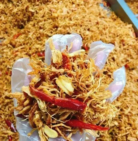 Hình ảnh Khô gà bơ tỏi