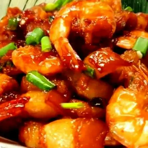Hình ảnh Cơm tôm rim thịt 