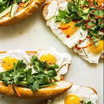 Hình ảnh Bánh mì Ốp la